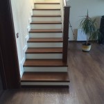 Прямая бетонная лестница